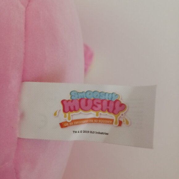 Smooshy Mushy 16" Plush Lolli Lamb Toy Stuffed Animal Pink 2019 W/ Tag - Picture 7 of 8